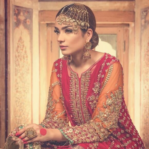 MAHIRA KHAN JEWELRY POWER OFFICIAL PAKISTANI LUXURY DESIGNER PASA JHUMAR - Picture 2 of 12